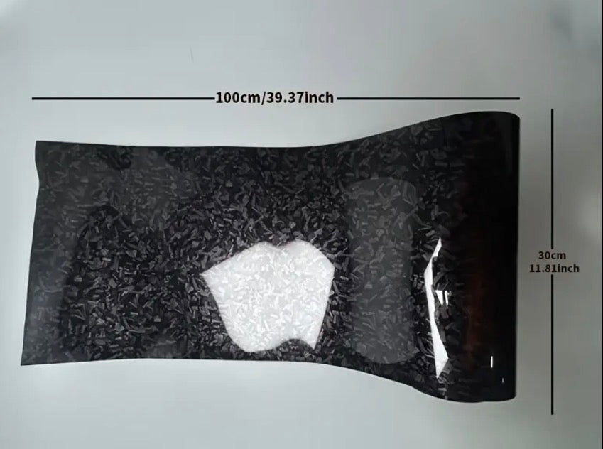 black forged carbon wrap 30cm/100cm